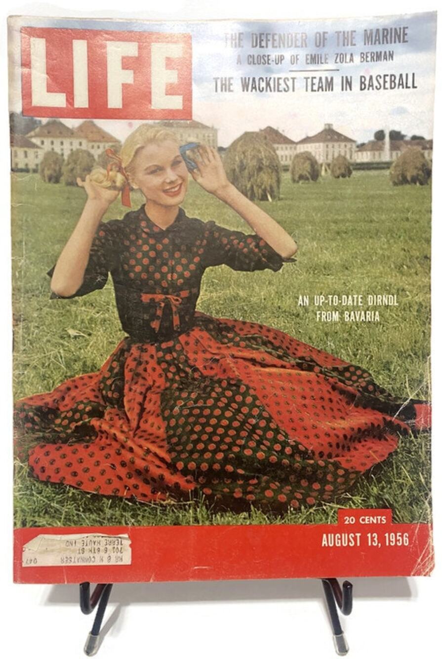 LIFE Magazine Aug 13 1956 Democratic Convention Stevenson Bavaria Dirndl Cover